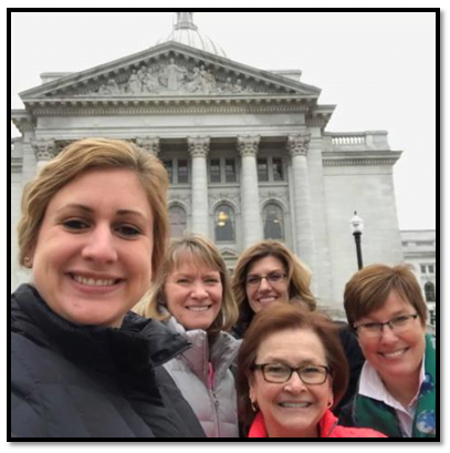 WI-DHA Members at the Capitol